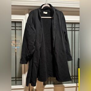 Black Open Front Cardigan Joah brown
